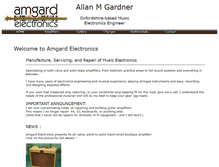 Tablet Screenshot of amgardelectronics.co.uk